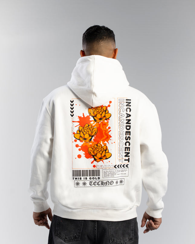 Incandescent Flower Oversize Hoodie
