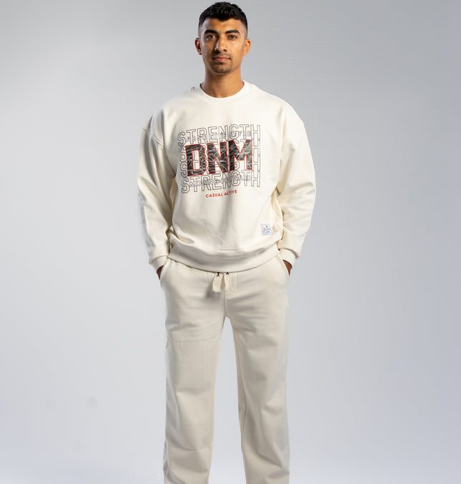 Strength Denim Cotton Suit White