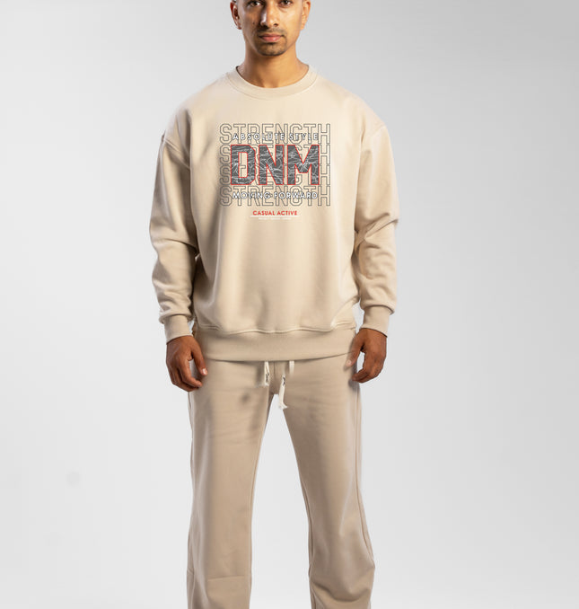 Strength Denim Cotton Suit Beige