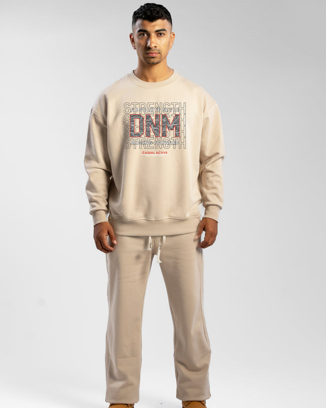 Strength Denim Cotton Suit Beige